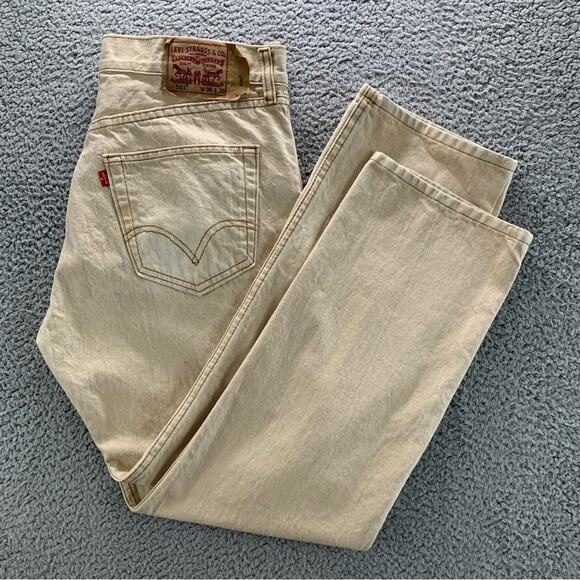 Levis 501 Vintage Straight Leg Button Fly Men's Jeans Made In USA  -  Size: 36 - Picture 7 of 15